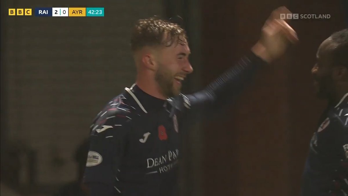 What a goal! 😍 Lewis Jamieson finishes off his second of the night with a SUPERB team goal for Raith Rovers 🤝 Watch live on BBC Scotland and BBC iPlayer now 📺 #BBCFootball
