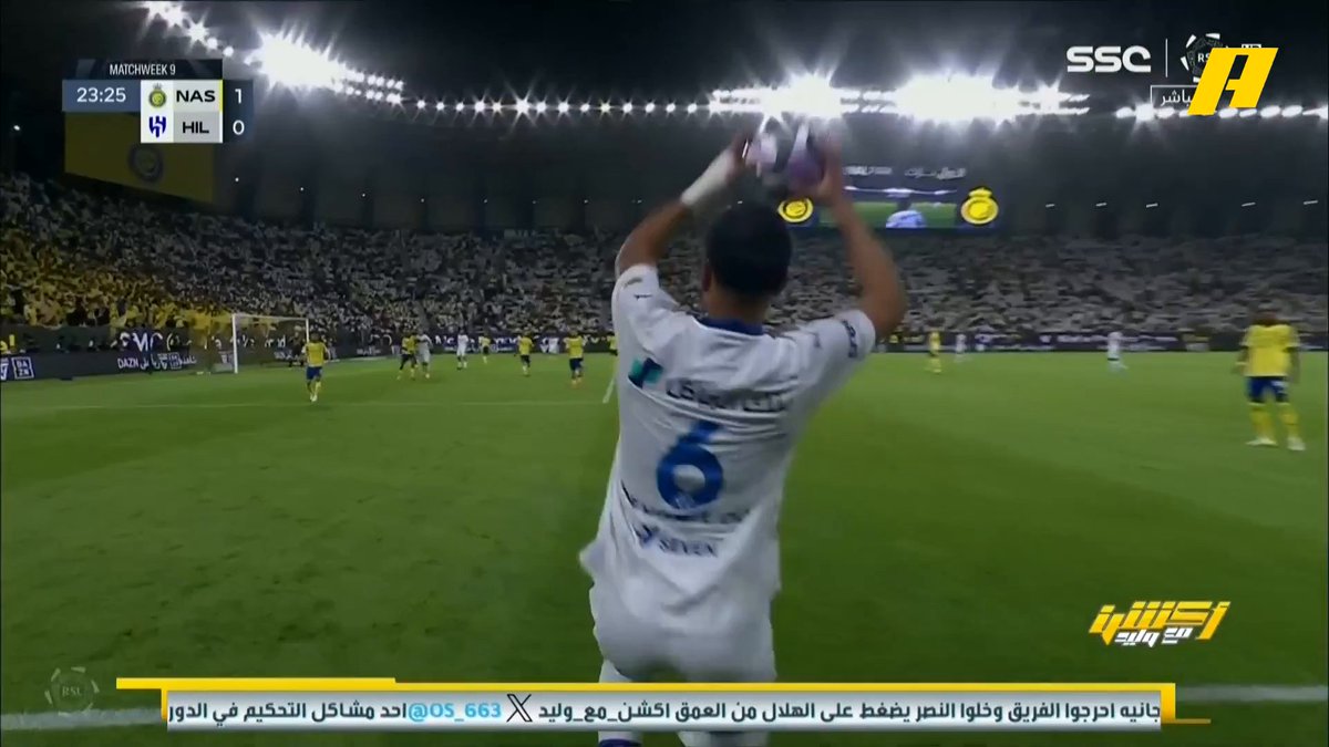 د 24 | #الهلال_النصر سمير عثمان: لا يوجد ضربة جزاء لساڤيتش الهلال محمد فودة: ضربة جزاء لم تُحتسب للهلال #أكشن_مع_وليد يعرض الآن على شاشة MBC Action يأتيكم يوميًا الـ11:30 بتوقيت السعودية يمكنكم متابعة الحلقة مباشرة