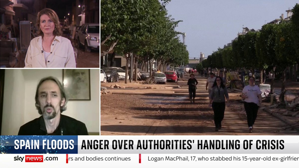 'I presented scientific evidence weeks before this happened,' says Valencia MP Juan Bordera, who called the government's inaction 'criminal negligence.' adding he warned that this 'would happen and worsen.' 📺 Sky 501, Virgin 602, Freeview 233 and YT