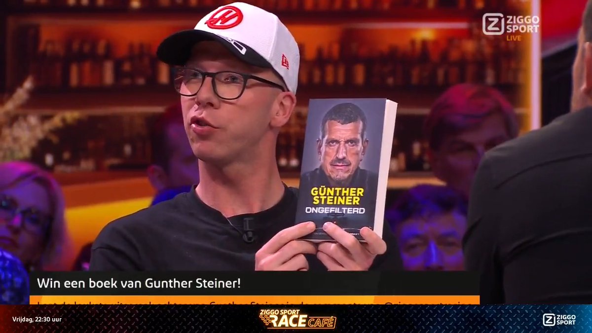 𝐖𝐈𝐍 het boek van Günther Steiner! 📚🎁 Laat hieronder een comment achter met je favoriete Steiner-quote en je maakt kans op de Nederlandse editie van zijn gloednieuwe boek ‘Unfiltered’ ✨ #ZiggoSport #F1 #RaceCafé