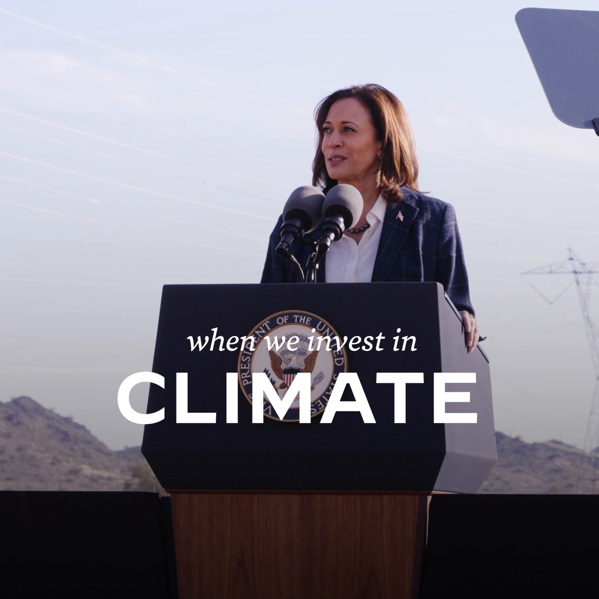 Our Administration is delivering on the most ambitious climate agenda in history. When we invest in climate action, we invest in America.