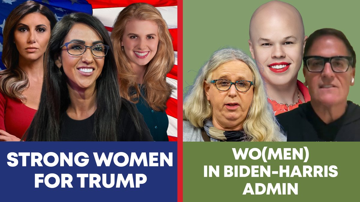 Leftists like @MCuban love to hurl insults at MAGA Republicans who want to put America First. The difference between the women who support President Trump and the women in the Biden-Harris administration is that WE’RE ACTUALLY WOMEN!