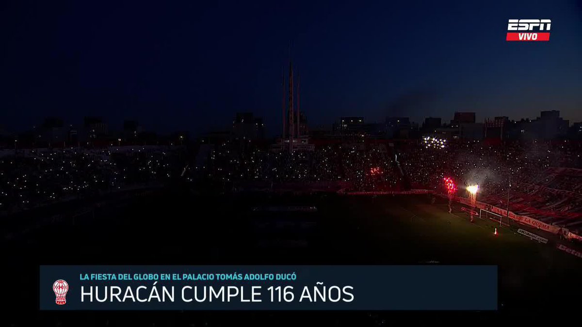 La fiesta de Huracán ⬜️🟥🎈 para celebrar su cumpleaños N°116.