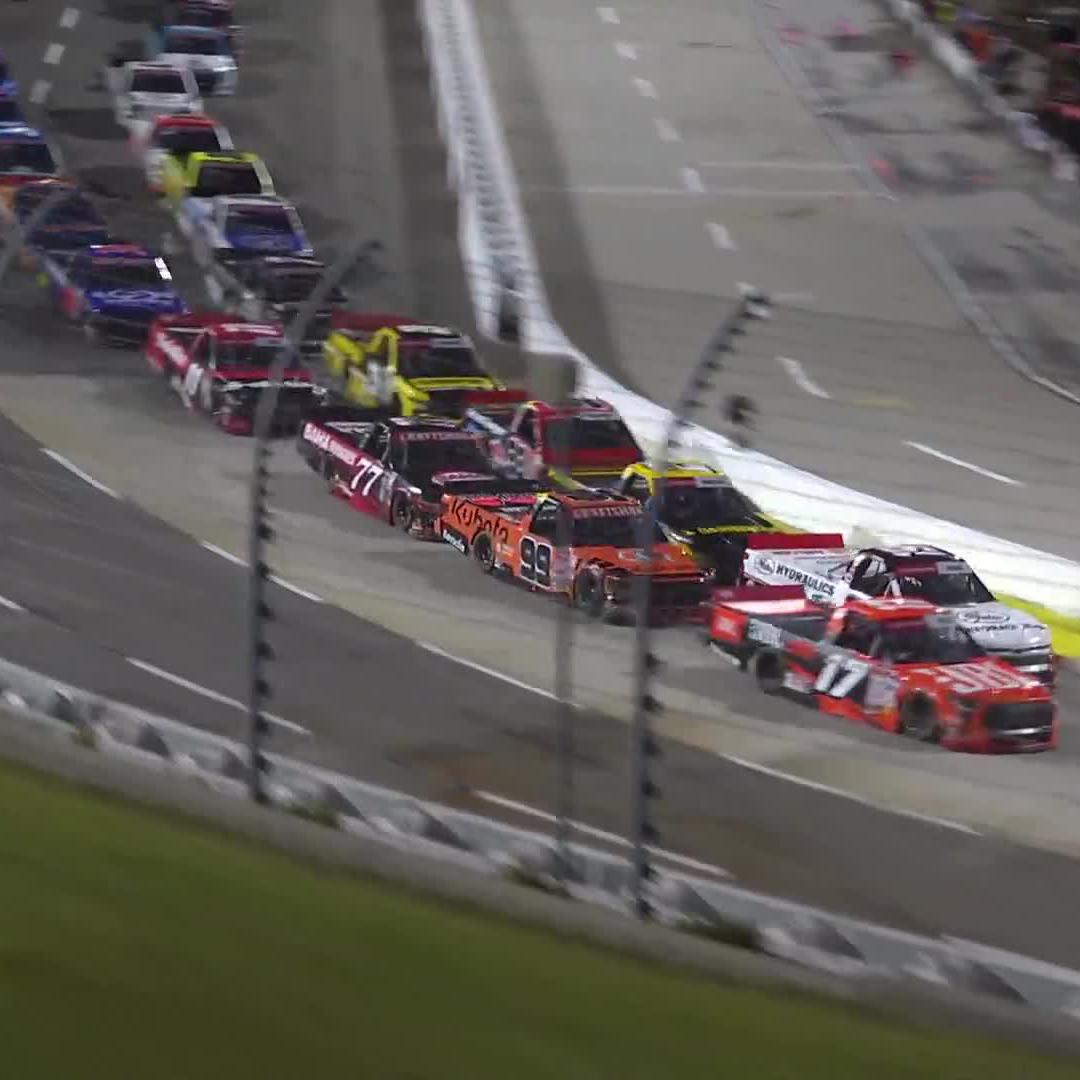 He was not giving up this win. Christian Eckes wins and locks himself into the #Championship4! #NASCARPlayoffs