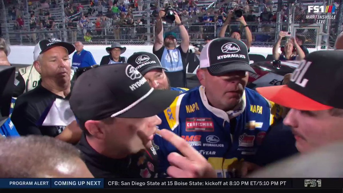 Taylor Gray is NOT happy with Christian Eckes in Martinsville.