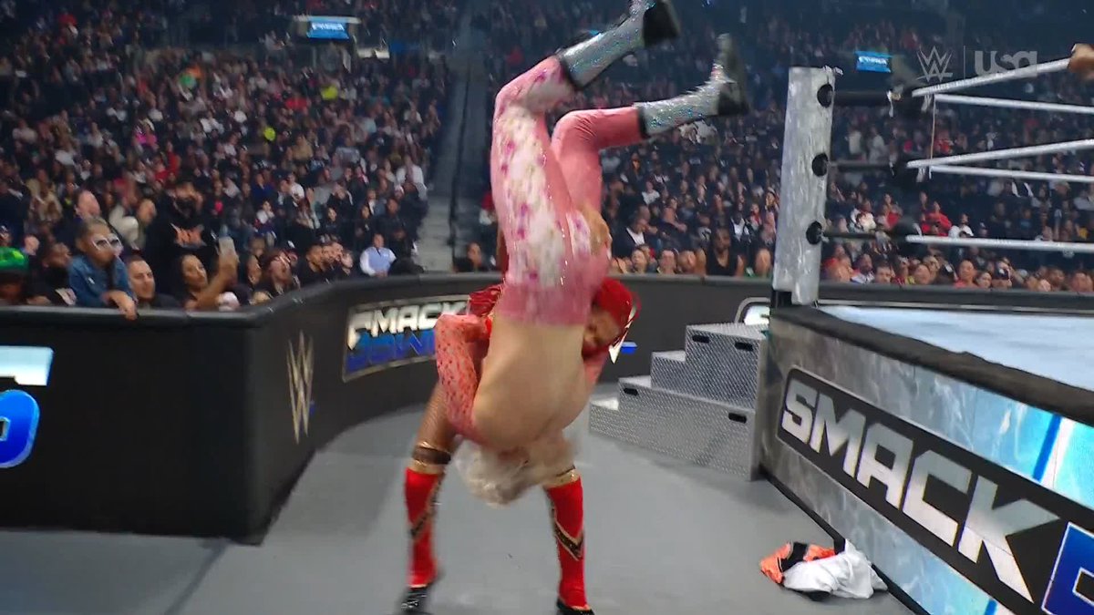 The Street Profits and B-Fab didn’t come to play! 😤 #SmackDown