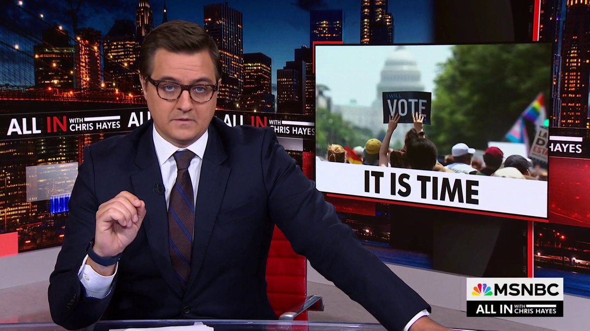 “The outcome of this election will be determined by the aggregated decisions of 150 million of our fellow citizens. And that's really nerve wracking. Honestly, it can be sort of terrifying. But it is also the whole point of democracy,” says Chris Hayes.