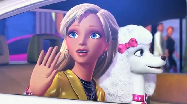só queria poder fugir dos meus problemas tal qual como a barbie fez em moda e magia