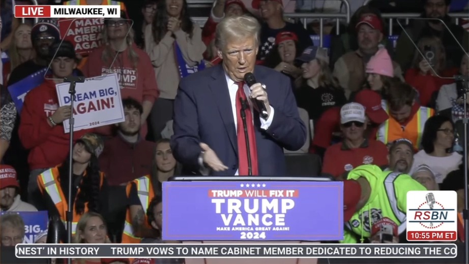 Trump: This is the weave, you know, a little weave, right? You know, they used to say, these are stupid people, they used to say he rambled, I don't ramble. I do a weave. You know what a weave is, it's a story, and as you're telling the story, you realize that there's a little offshoot, go up here, but the key is then you have to come back and then you're doing the story, you're getting down to bottom line and boom, you do another little weave, then sometimes you do a weave off a weave, it's here and that and then be it's called the wave and one guy got it right? A writer. They said Trump is a totally brilliant guy. He said he's the most, I’ve never said a thing because you always have to end up in the right place or then you're rambling, you know, then you're rambling. It’s like 15 different subplots. But no, I have a very, very fertile, very fertile brain