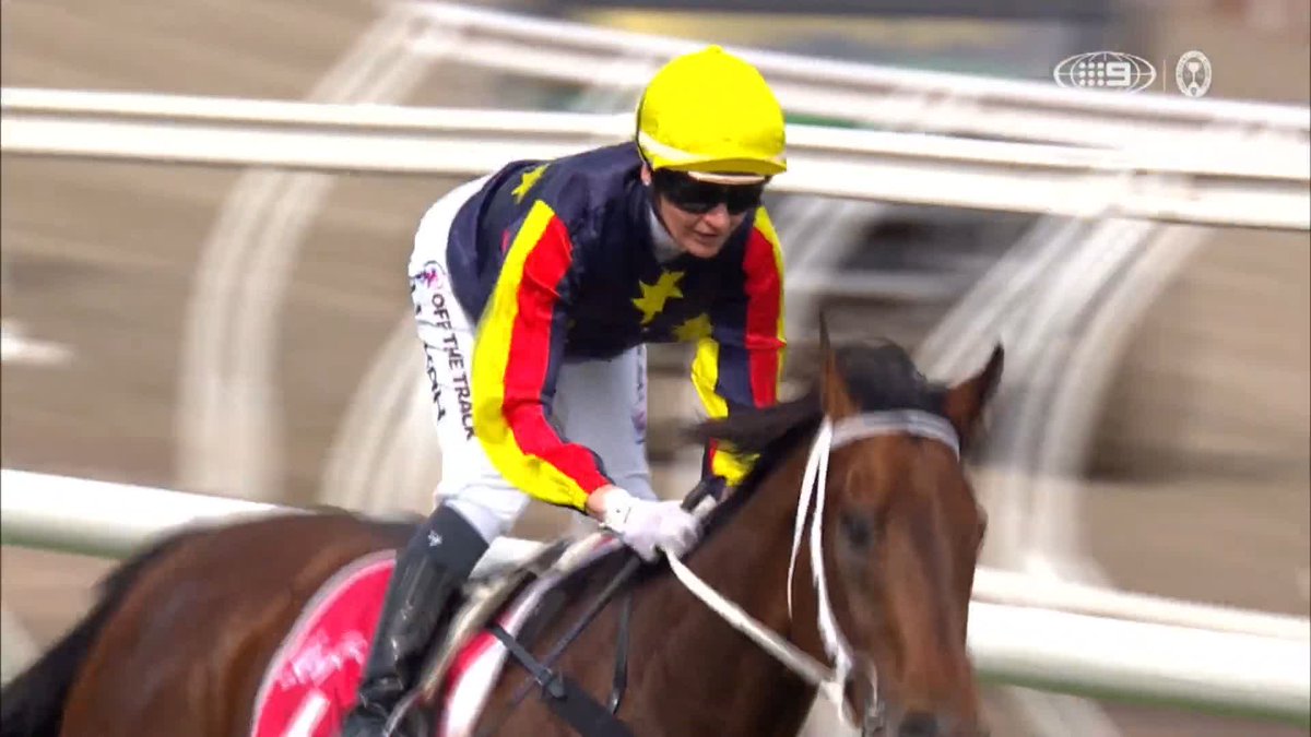 GOLDRUSH GURU wins the Penfolds Victoria Derby 🌟 It's a race to remember for @jamieleekah07 and Andrew Gluyas. 🎥 Wide World of Sports | #DerbyDay | #MelbCupCarnival