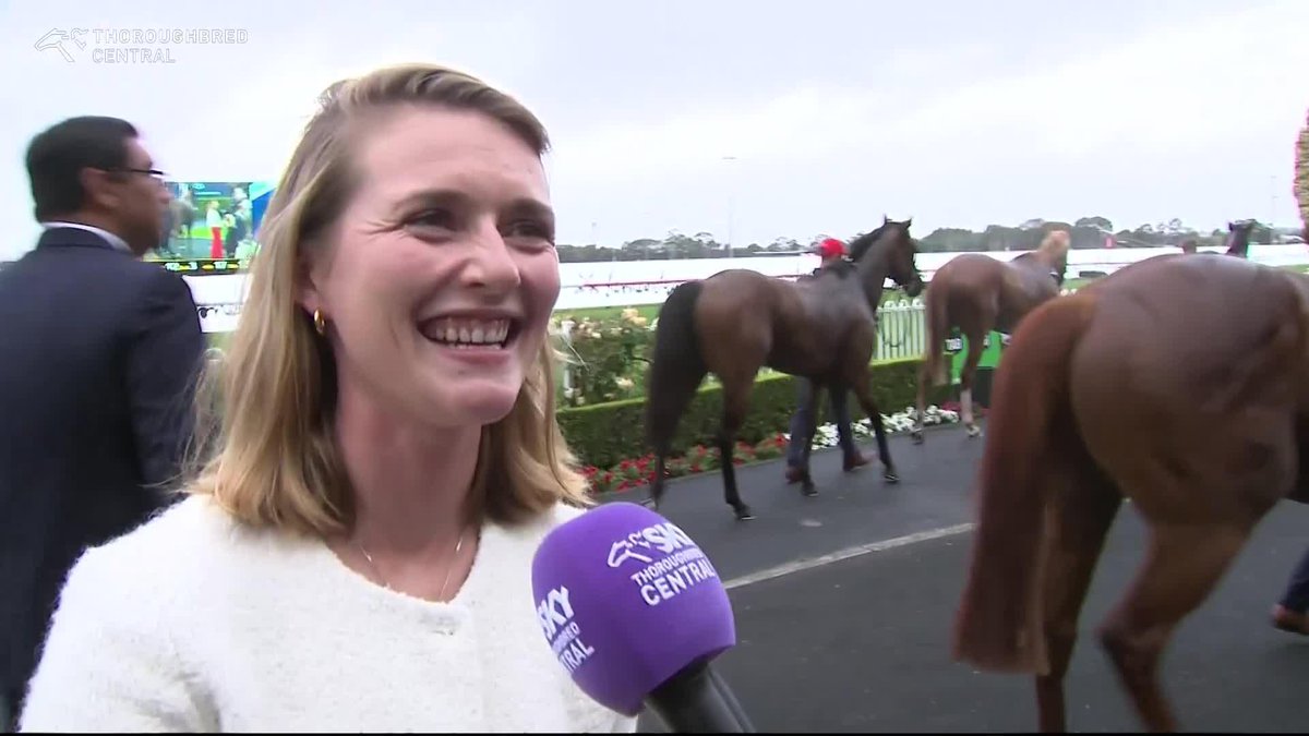 "Absolutely delighted with the horse!" Here's what Isabella Paul and Cieren Fallon said after Lake Forest's win in the $10 Million Golden Eagle 🦅 Somerville Lodge Stables | Australian Turf Club