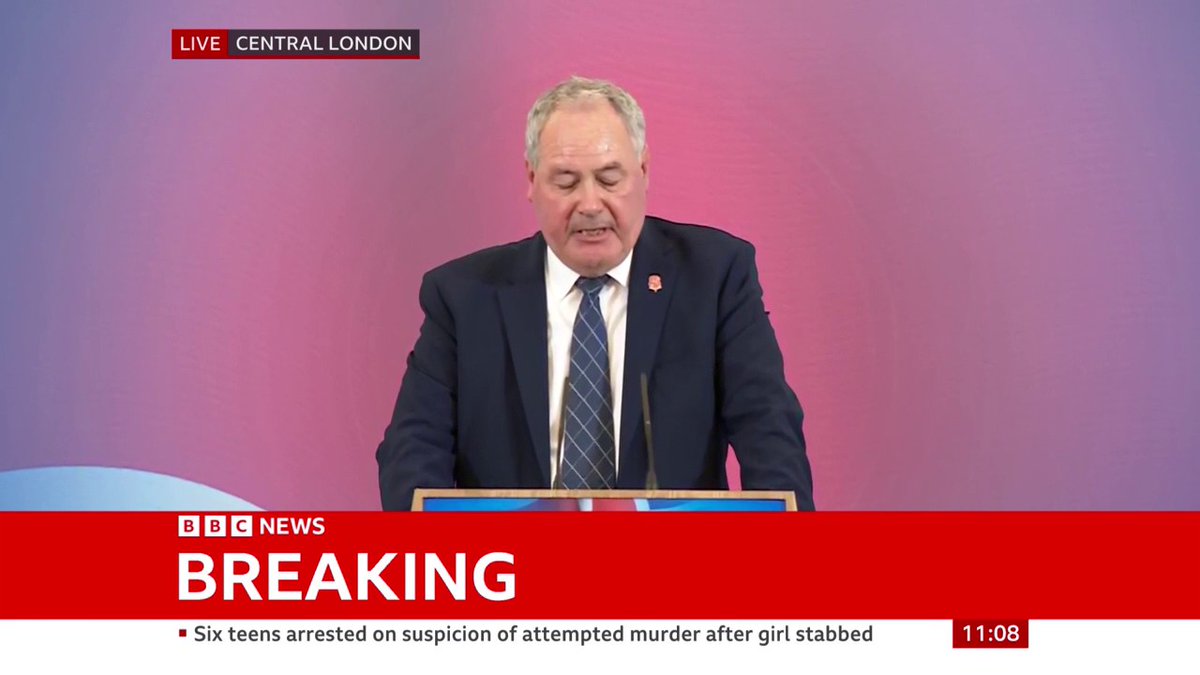 "Another glass ceiling shattered" 1922 Committee chairman Bob Blackman announces Kemi Badenoch as the new leader of the Conservative Party Follow reaction live: