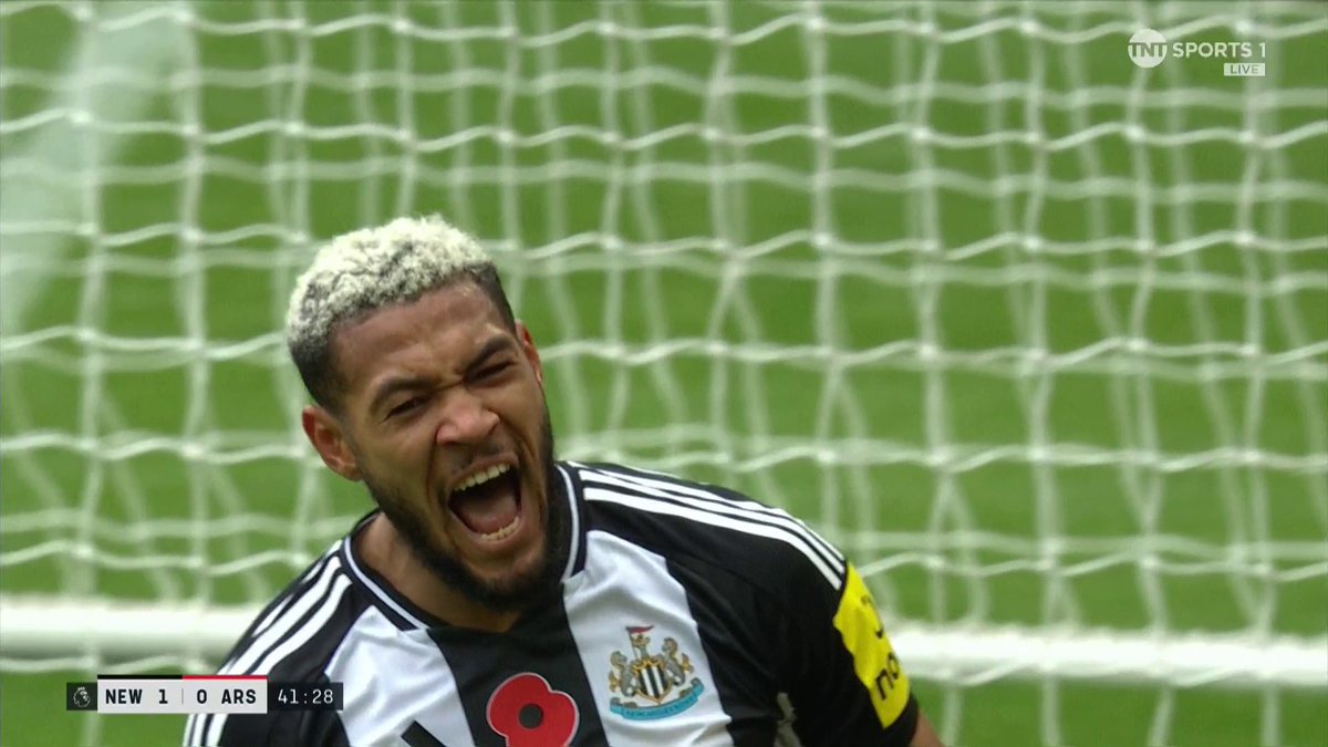 Fair to say Joelinton looks up for this one 😅 TNT Sports &amp; discovery+ UK 📺