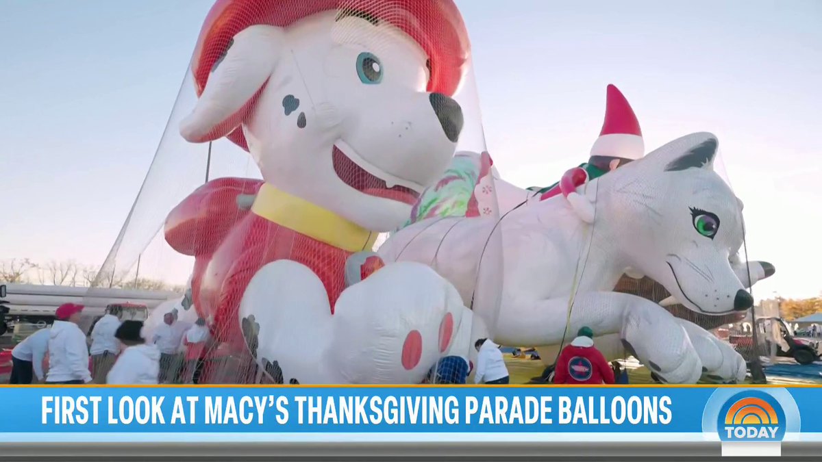 The Macy's Thanksgiving Day Parade is only four weeks away and preparation for the big event is already underway. Angie Lassman is at MetLife Stadium with more.