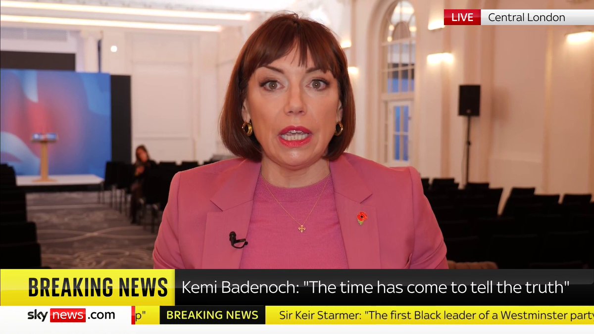 'It wasn't an emphatic victory. That 53,000 vote she won was less than what Rishi Sunak lost with in 2022 when he lost out to Liz Truss.' Sky's Beth Rigby gives her analysis to Kemi Badenoch winning the Conservative Party leadership contest 📺 Sky 501
