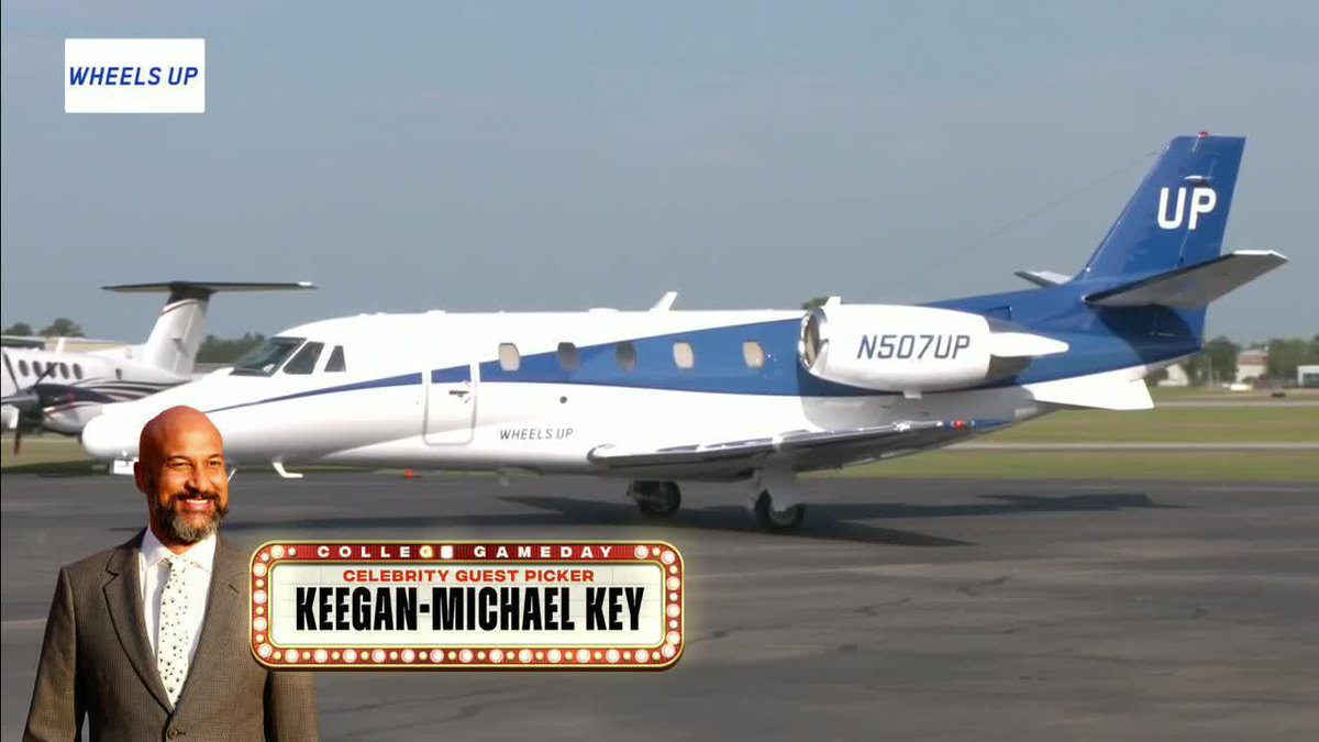 Wheels Up helping bring Keegan-Michael Key to State College 🙌 Who will he pick today? 👀