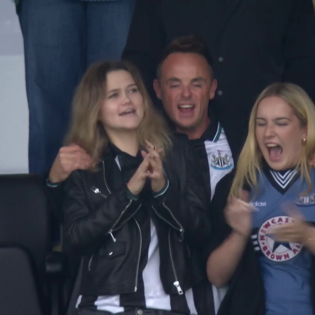 Ant McPartlin was buzzing after seeing Newcastle defeat Arsenal 😁