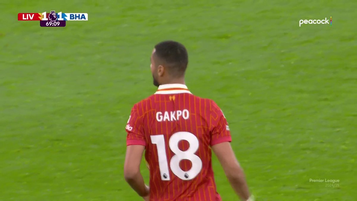 Liverpool STUN Brighton! Two goals in three minutes to take the lead. 😱 📺 Peacock | #LIVBHA
