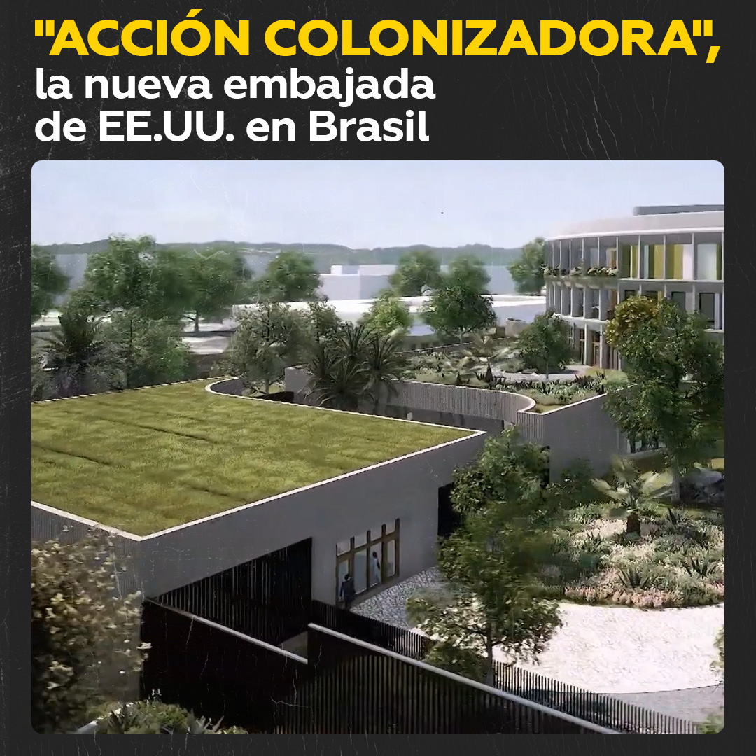 📍Polémica por construcción de la nueva embajada de EE.UU. en Brasil En Brasil, el Partido Liberal solicita aclaraciones al Gobierno de EE.UU. sobre la nueva embajada en Brasilia y cuestiona la necesidad de un espacio subterráneo de 9 pisos. 🎙️Pedro Pannunzio nos amplía