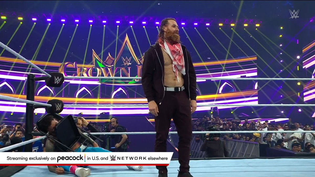 It's SAMI ZAYN! #WWECrownJewel