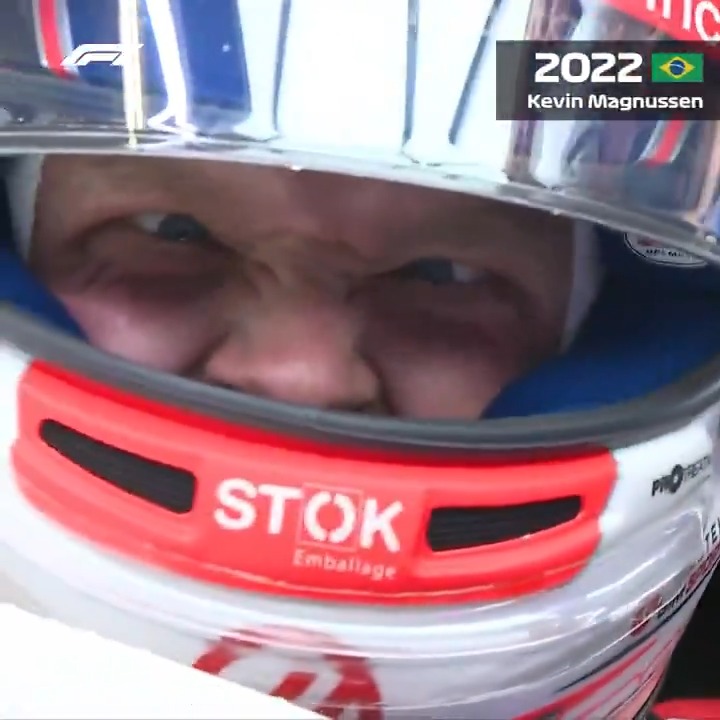 Talking of rain... Rewinding to Kevin Magnussen's glorious celebration when he took his and TGR Haas F1 Team's maiden pole two seasons ago 🤩 #F1 #BrazilGP
