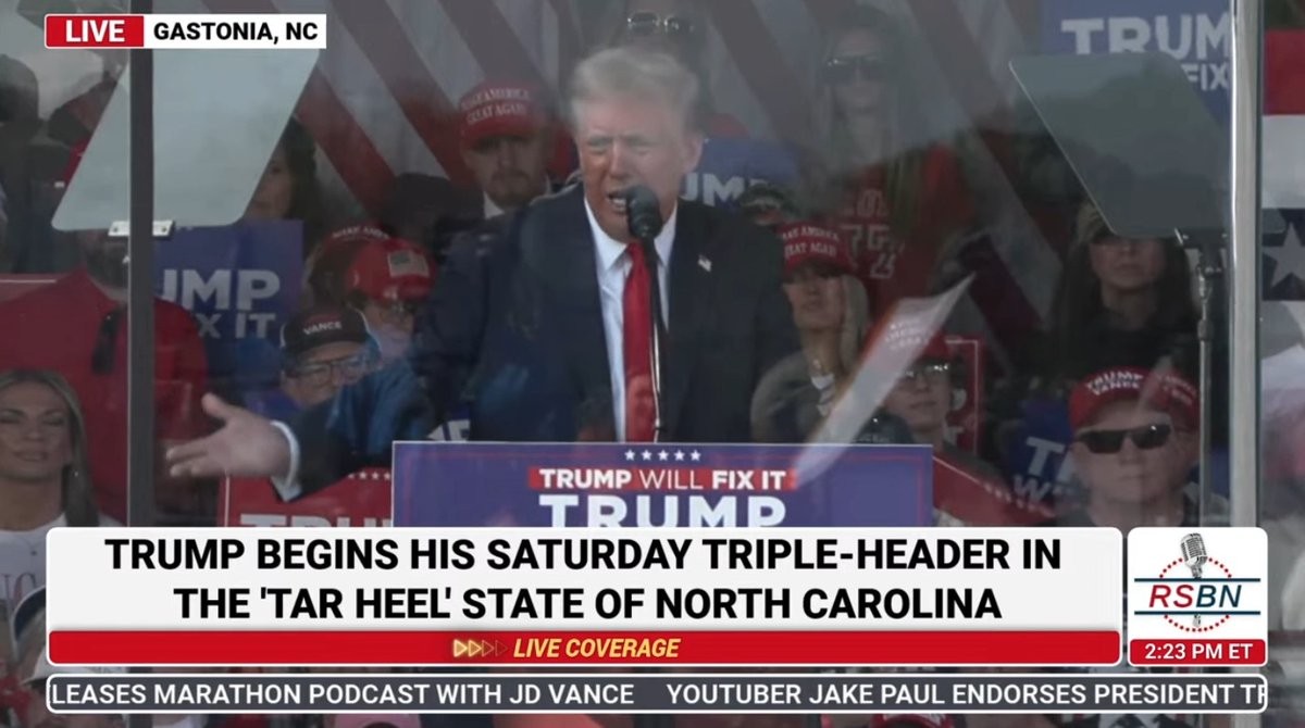 Trump says when he heard about Hurricane Helene, which killed hundreds of Americans, he immediately thought, “Wow, this is going to be devastating for the election”