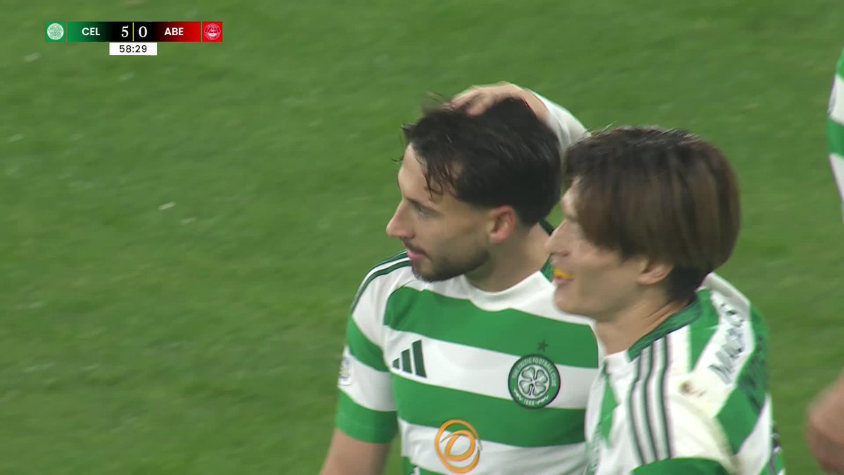 That is a magical finish from Celtic Football Club's Nicolas Kühn 😍 "You could have three Mitovs in the goal, he's not saving it!" 🎙️ #PremierSportsCup | SPFL