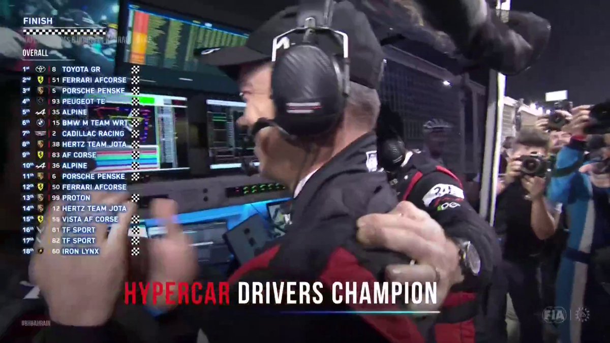 PORSCHE N.6 DRIVERS ARE CHAMPIONS OF THE WORLD. Kévin Estre André Lotterer Laurens Vanthoor #WEC #8HBahrain #Porsche