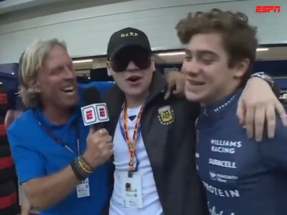 "Biza": Por su presencia en el #BrazilGP junto a Franco Colapinto