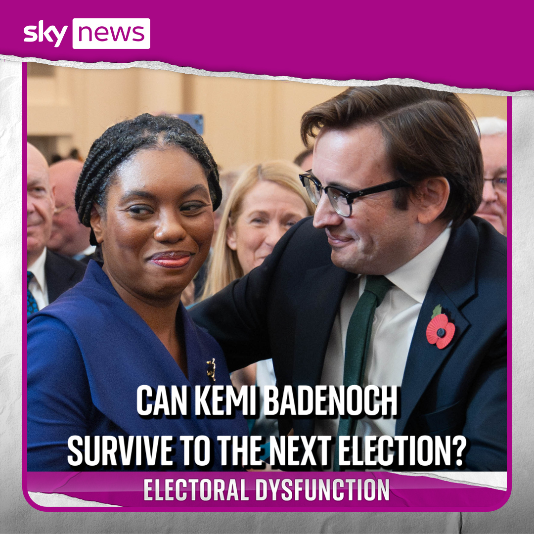 Kemi Badenoch is the new leader of the Conservative Party. Sky's political editor Beth Rigby, Tory peer Ruth Davidson and Labour peer Harriet Harman bring you their reaction to the news in a special Saturday episode of Electoral Dysfunction. Listen➡️