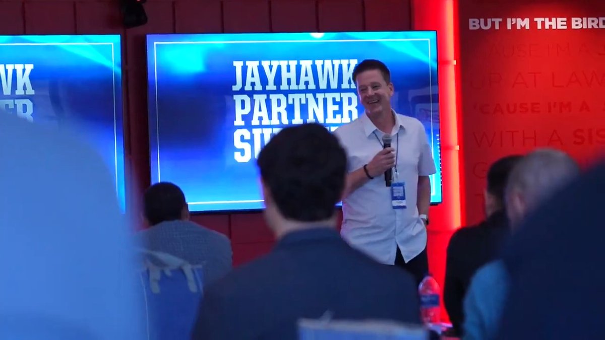 Unifying minds and innovation at the first ever Jayhawk Partner Summit. All gratitude to our key collaborators in Kansas Athletics! #RockChalk
