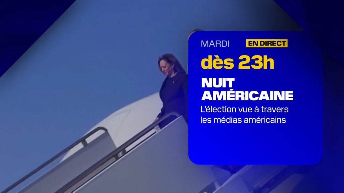 🇺🇸 La nuit américaine sur BFMTV &amp; BFM2 🟠 L'élection vue à travers les médias US, un angle inédit à suivre dès mardi 23H sur BFM2 ▶️