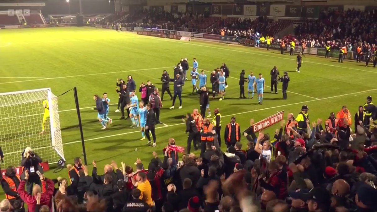 "This is what the FA Cup's all about" ❤️ What a night for Kettering Town FC! #BBCFootball #FACup