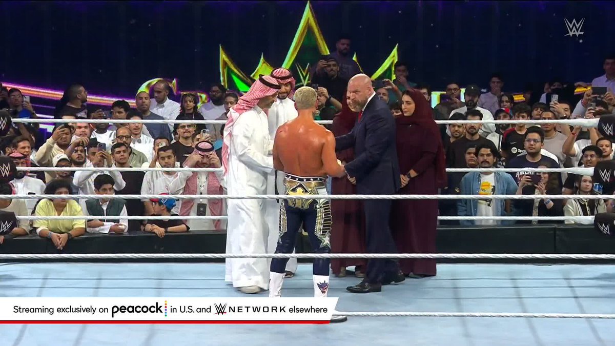 Congratulations to the CROWN JEWEL CHAMPION Cody Rhodes! #WWECrownJewel