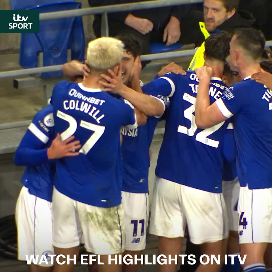 SCENES at the Cardiff City Stadium! 😵 Callum O’Dowda with a top effort to win it in stoppage time for the Bluebirds EFL | Cardiff City FC