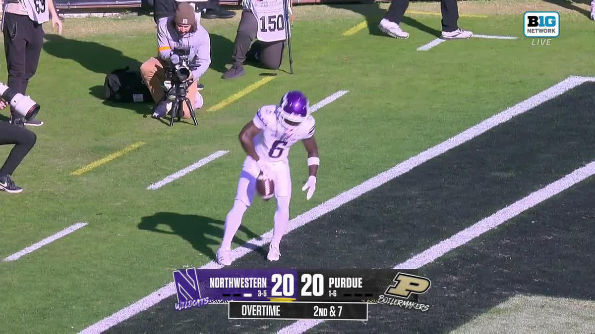 Himon is HIM 😈 Watch Joseph Himon's highlights, including the walk-off winner, in Northwestern Football's OT victory at Purdue 👇 #B1GFootball