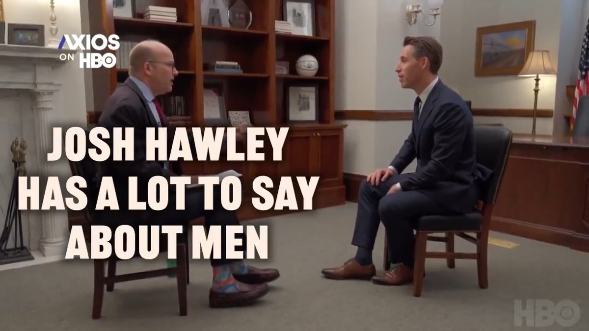 When people find out that Josh Hawley hasn't secured a single dollar of congressionally directed spending for Missouri, they'll sometimes ask me: "Then what the hell has he been doing for the last six years?" Well, he's just had other stuff on his mind...