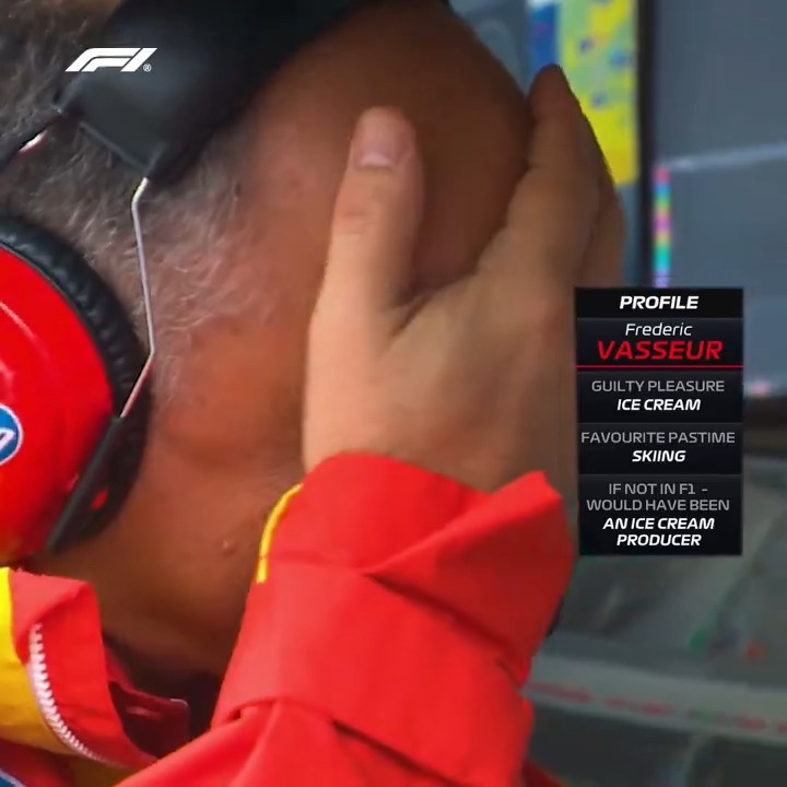 If only Fred knew someone who's into ice cream... 🤔🍦 #F1 #BrazilGP Scuderia Ferrari HP Charles Leclerc