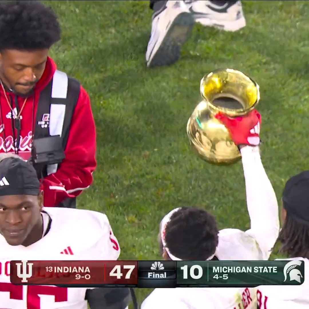 Even when making history, Curt Cignetti's Hoosiers are never satisfied. #B1GFootball
