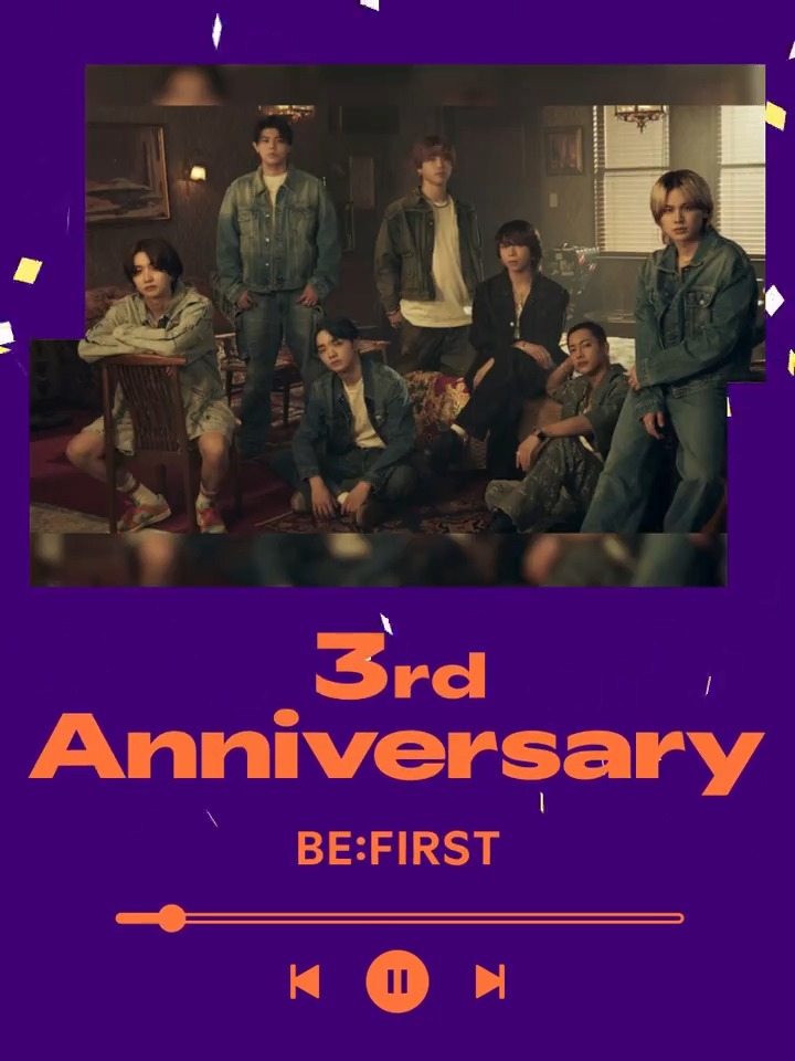 BE:FIRSTデビュー3周年おめでとうございます🎉 高いスキルで世界中を魅了する7人！ 12月からは待望のドームツアーも👏 デビュー曲 "Gifted." など 才能溢れる楽曲たちを聴こう🎶 ▶︎ BE:FIRST #BEFIRST