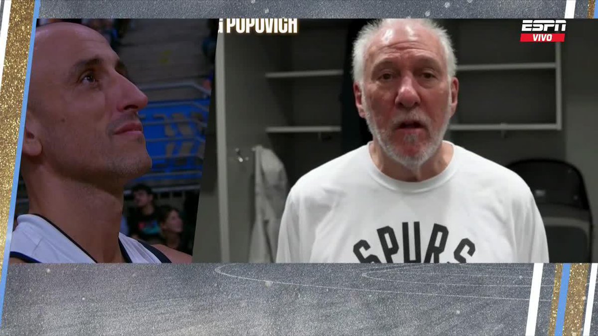 De Gregg Popovich para la Generación Dorada 🇦🇷🏀❤️.