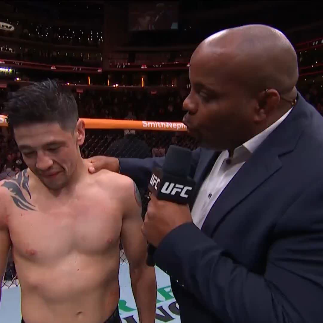 "Man I wanna eat!" Never change Brandon Moreno ๐ #UFCEdmonton