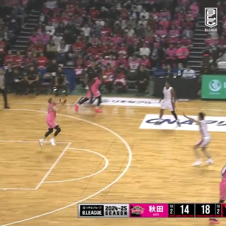 これが中山拓哉の倍返し🔥🔥🔥 中山 拓哉 【公式】秋田ノーザンハピネッツ #Bリーグ #りそなグループ