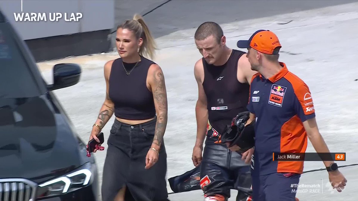 Incredible to see! 🙌 Jack Miller walking and looking OK #MalaysianGP 🇲🇾