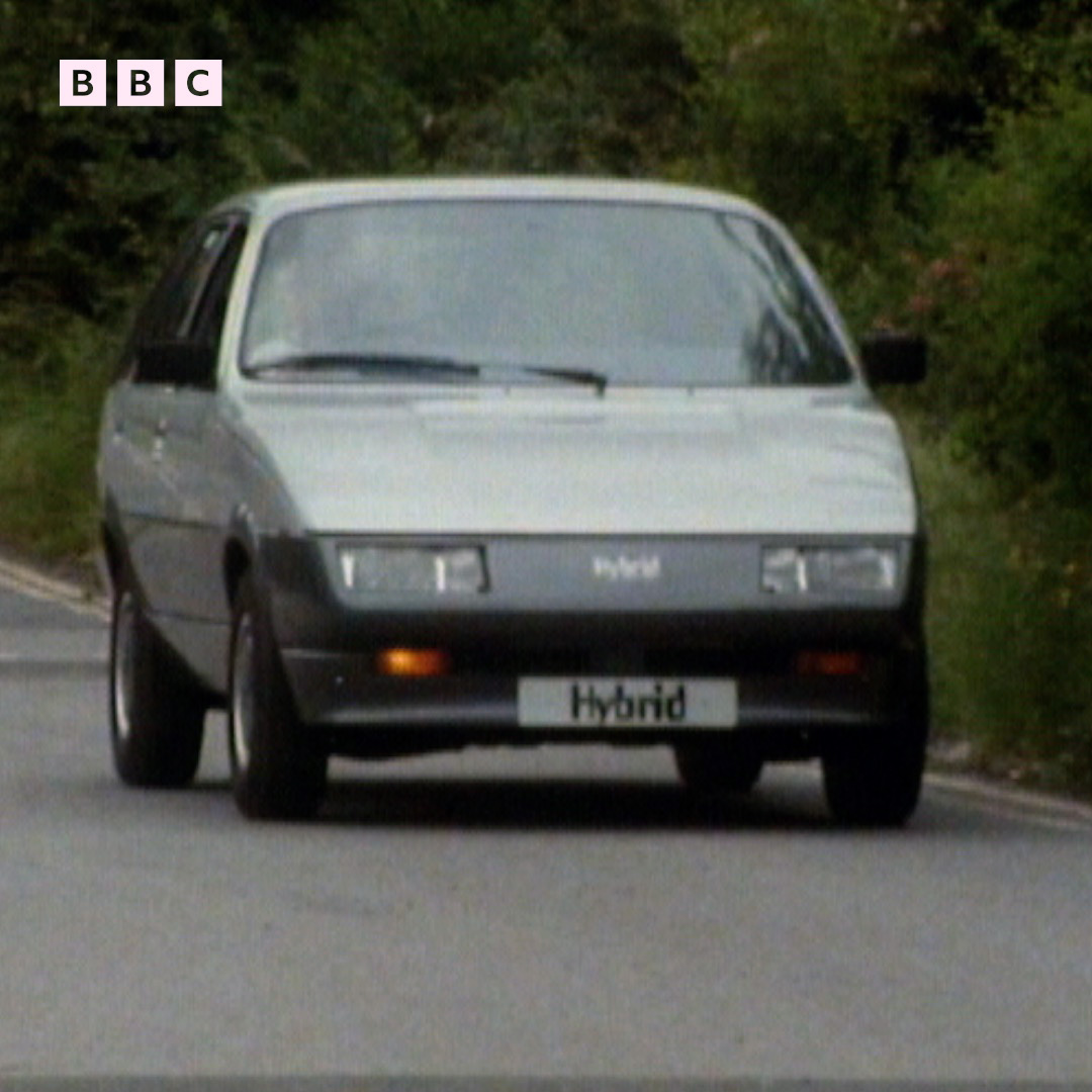 #OnThisDay 1988: Behold, an experimental car fitted with both petrol and electric motors. It'll never take off!
