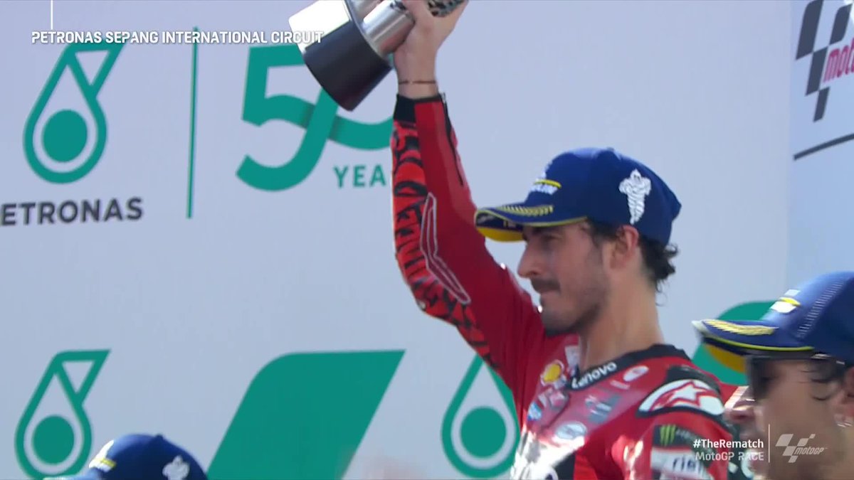 Only the 6th rider in history to win 10 Grands Prix in a single premier class season! 🔟 #MalaysianGP 🇲🇾 | #TheRematch 🏁