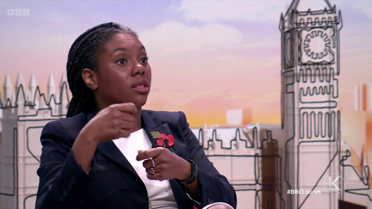 “I thought a lot of the stuff around Partygate… was overblown” Conservative leader Kemi Badenoch says Boris Johnson was a “great PM” but that the public had started to think her party was “in it for ourselves” #BBCLauraK