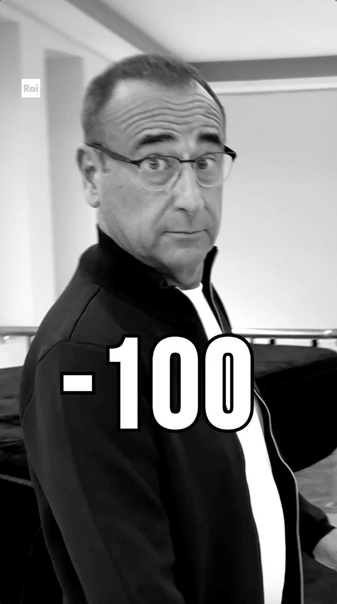 🚨 COUNTDOWN ATTIVATO -100 a #Sanremo2025