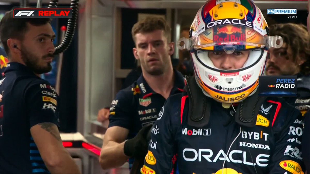 ¡Checo Pérez FURIOSO en su radio tras la eliminación! 😡🇲🇽 #F1xFSMX #BrazilGP