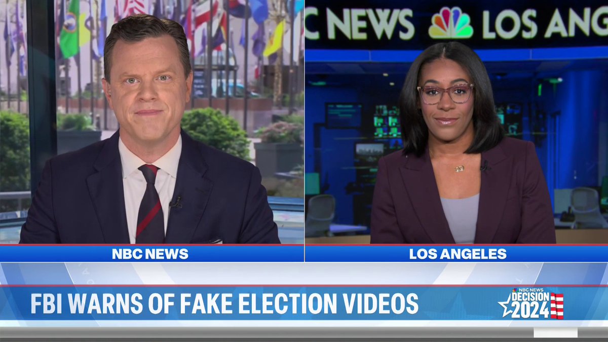 The FBI is issuing a new warning about fake videos circulating online, many of them coming from foreign actors, meant to sow doubt about the election. Dana Griffin has more for #SundayTODAY.